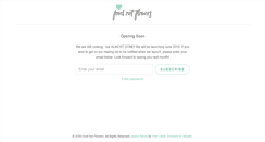 Desktop Screenshot of foodnotflowers.com