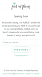 Mobile Screenshot of foodnotflowers.com